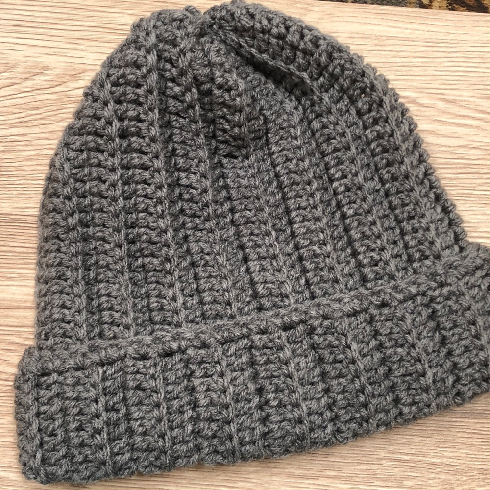 Cozy Gray Knit Beanie